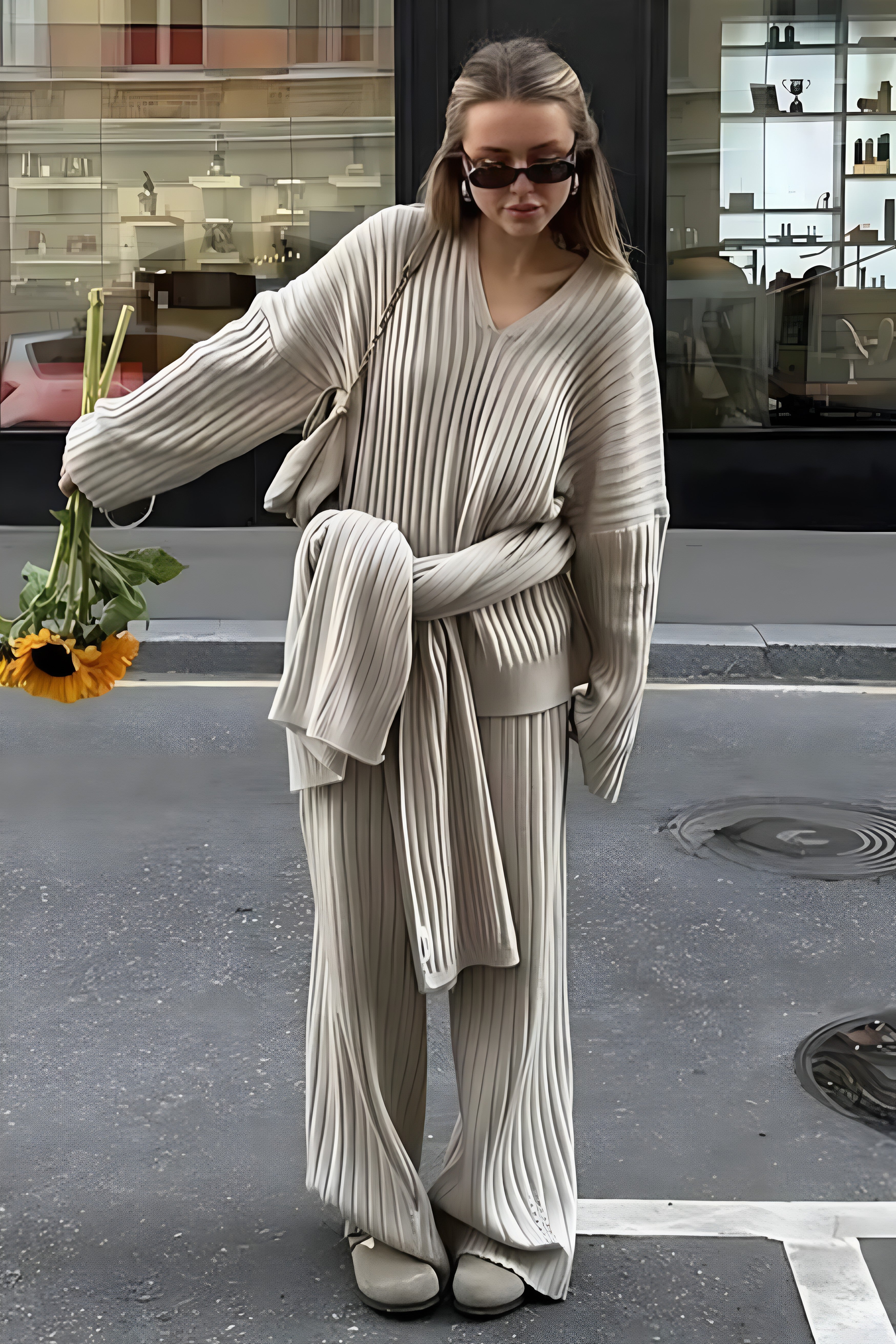 Mirelle Ribbed Knit Set - Co Ord Set | 8j03aj-k6.myshopify.com