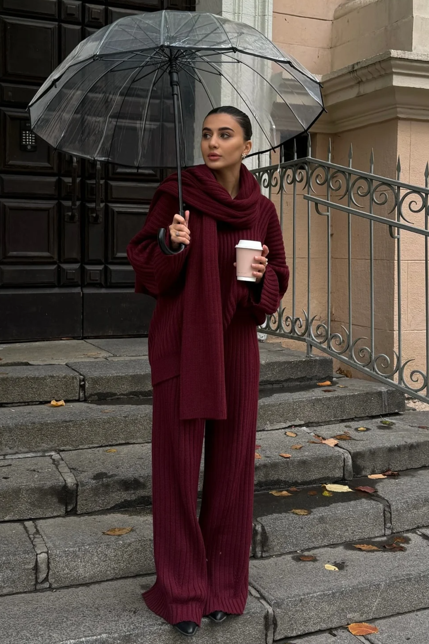 Mirelle Ribbed Knit Set - Co Ord Set | 8j03aj-k6.myshopify.com