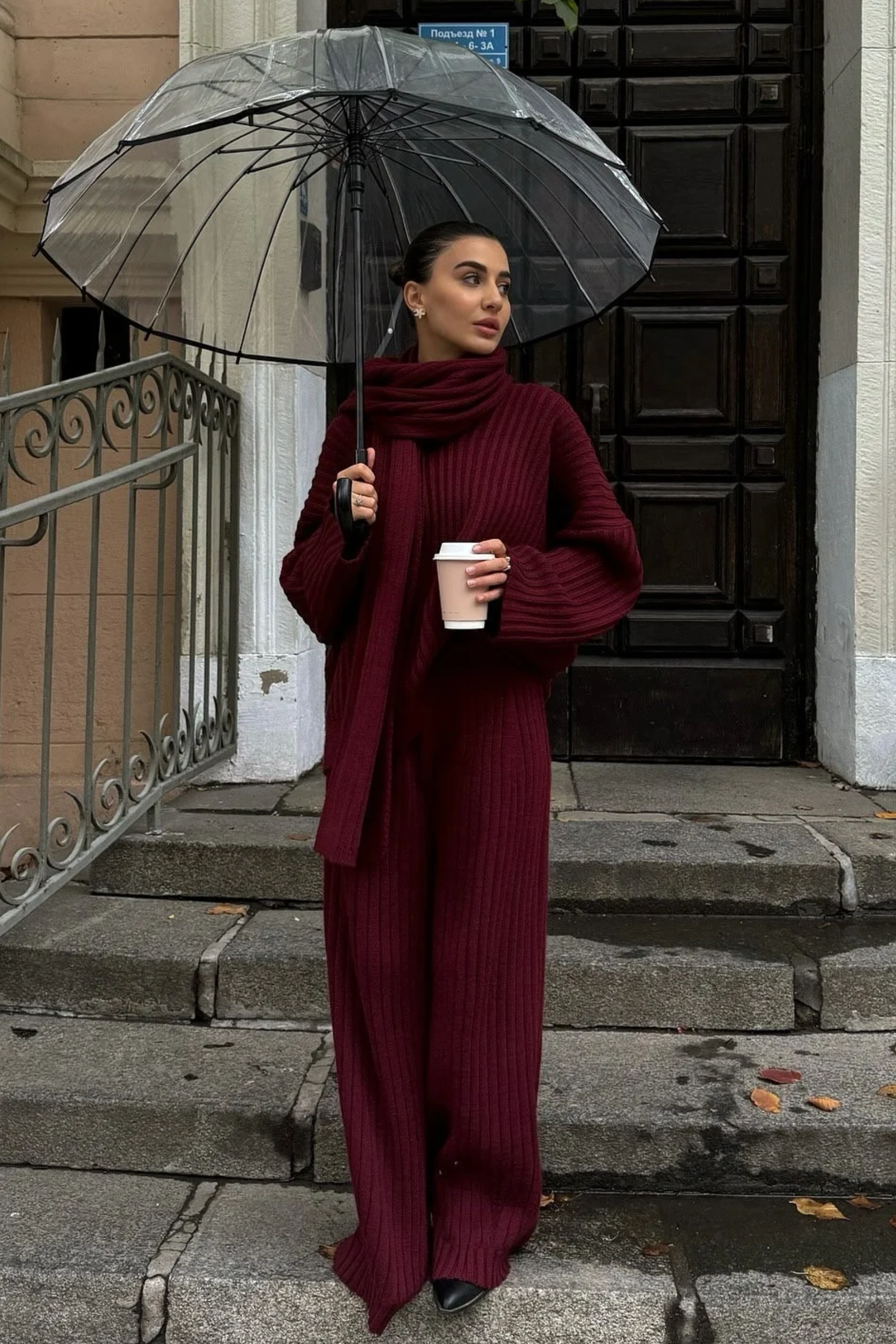 Mirelle Ribbed Knit Set - Co Ord Set | 8j03aj-k6.myshopify.com