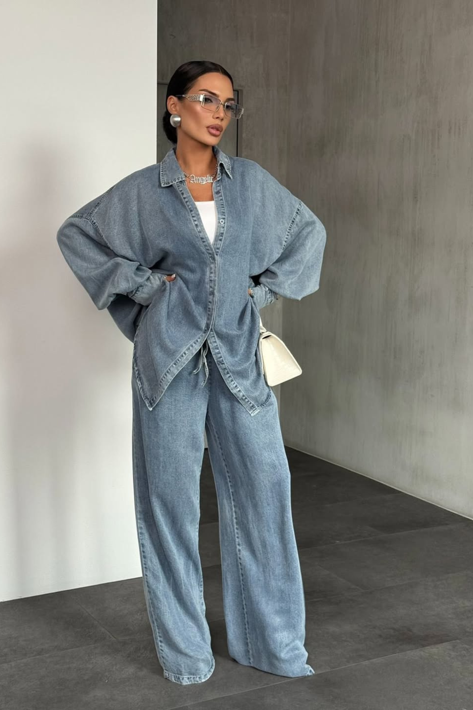 Urban Denim Relaxed Set - Women’s Clothing | 8j03aj-k6.myshopify.com
