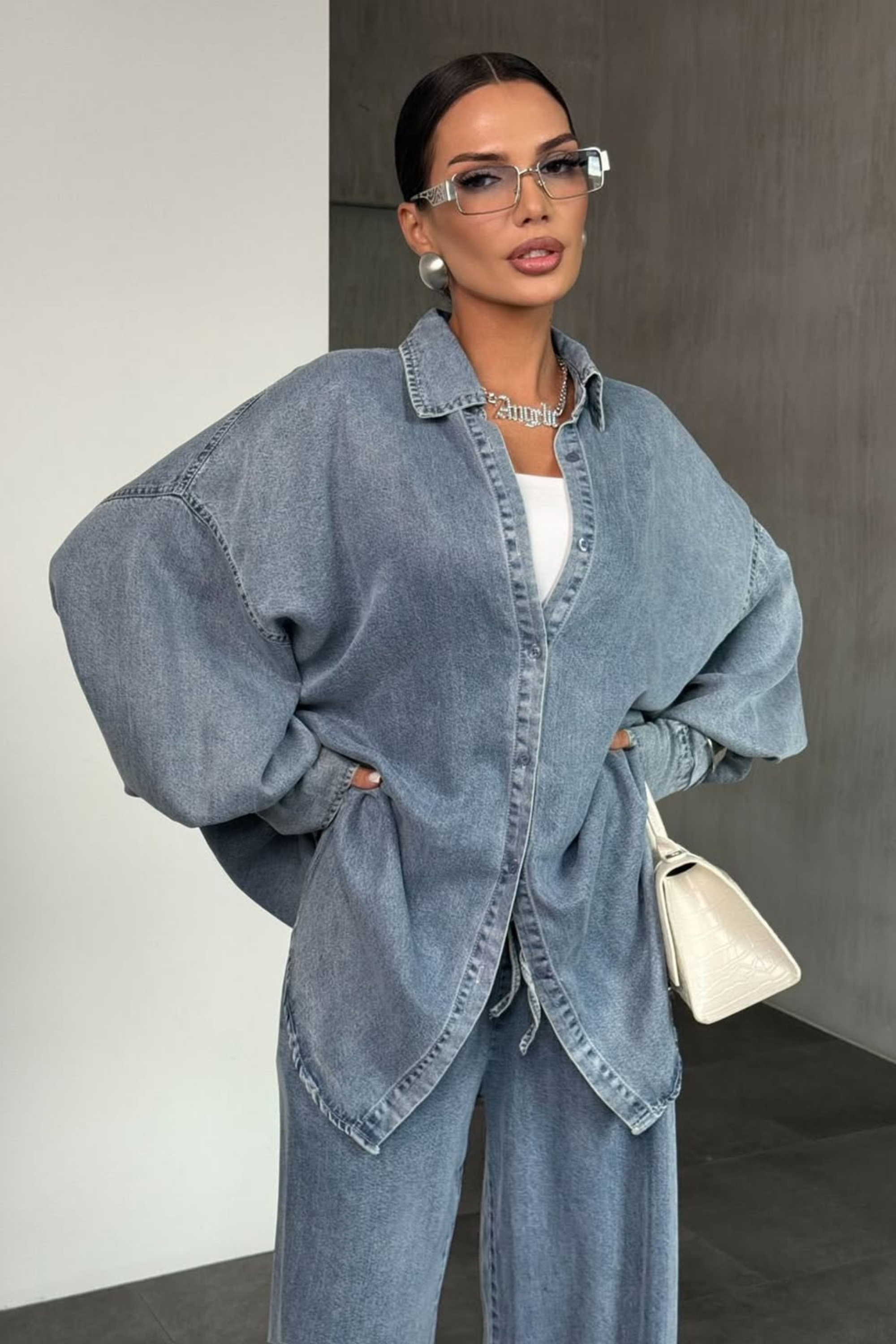 Urban Denim Relaxed Set - Women’s Clothing | 8j03aj-k6.myshopify.com