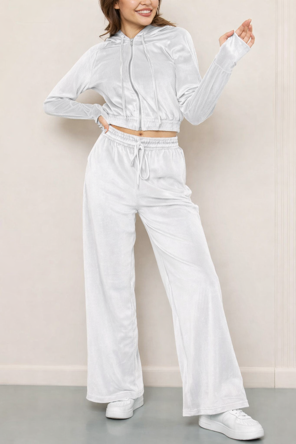 Velour Lounge Set - Loungewear | 8j03aj-k6.myshopify.com